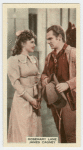 Rosemary Lane and James Cagney in "Oklahoma Kid."