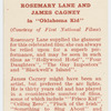 Rosemary Lane and James Cagney in "Oklahoma Kid."