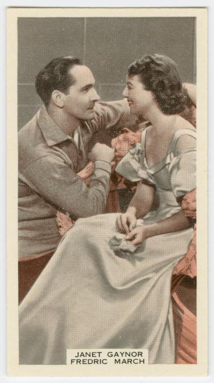 Janet Gaynor and Frederic March in A Star Is Born