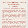 Jeanette Macdonald and Nelson Eddy in "Maytime."