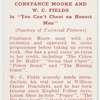 Constance Moore and W. C. Fields in "You can't cheat an honest man."