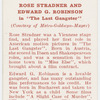 Rose Stradner and Edward G. Robinson in "The last gangster."