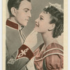 June Duprez and John Clements in "The four feathers."