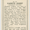 Claudette Colbert