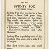 Sydney Fox