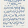 Josephine Hutchinson and George Brent in "The sacred flame."