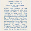 Myrna Loy and Cary Grant in "Wings in the dark."