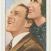 George Burns and Gracie Allen in "Love in bloom."