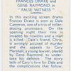Frances Drake and Gene Raymond in "False witness."