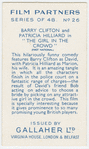 Barry Clifton and Patricia Hilliard in "The girl in the crowd."