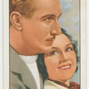 Rosalind Russell and Paul Lukas in "The casino murder case."
