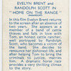 Evelyn Brent and Randolph Scott in "Home on the range."