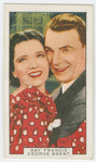 Kay Francis and George Brent in "Living on velvet."