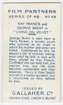 Kay Francis and George Brent in "Living on velvet."