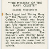 The mystery of the Mary Celeste.