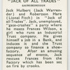 Jack of all trades.