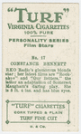 Constance Bennett, R.K.O star.