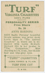 Anne Harding, R.K.O. star.