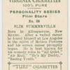 Slim Summerville, Univ's'l star.