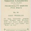 Bert Wheeler, R.K.O. star.