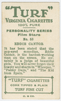 Eddie Cantor, United Artists star.
