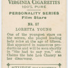 Loretta Young, Warner Bros. First National star.