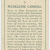 Madeleine Carroll.