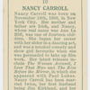 Nancy Carroll.