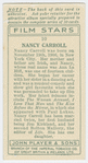 Nancy Carroll.