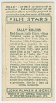 Sally Eilers.