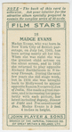 Madge Evans.