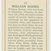William Haines.