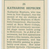 Katherine Hepburn.