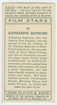 Katherine Hepburn.