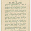 Elissa Landi.