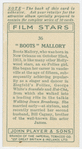 "Boots" Mallory.