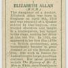 Elizabeth Allan.