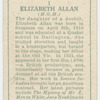 Elizabeth Allan.