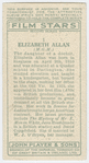 Elizabeth Allan.
