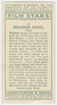 Heather Angel.