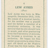 Lew Ayres.