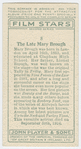 The Late Mary Brough.