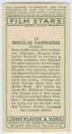 Douglas Fairbanks.