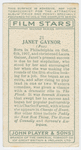 Janet Gaynor.