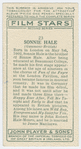 Sonnie Hale.