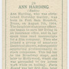 Ann Harding.