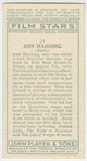 Ann Harding.