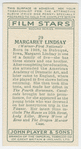 Margaret Lindsay.