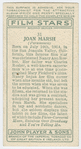 Joan Marsh.