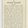 Ginger Rogers.